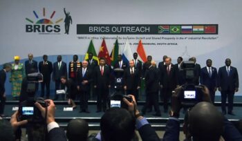 brics summit: importance of "open world economy"