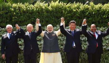 ''global economic recovery fragile'' warns china's xi at brics summit