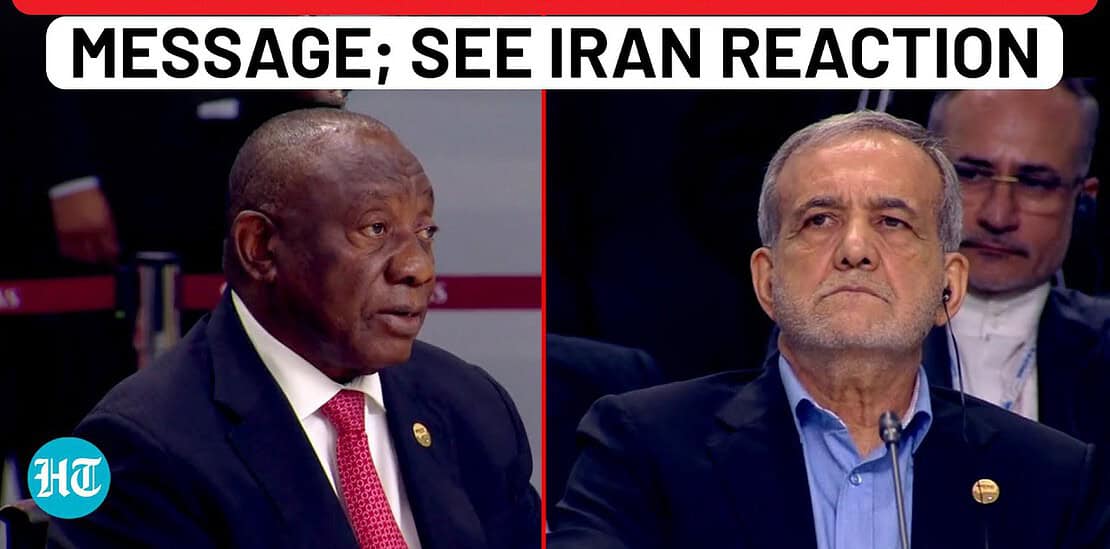 brics: huge anti israel warning by south africa; watch iran president's reaction | russia