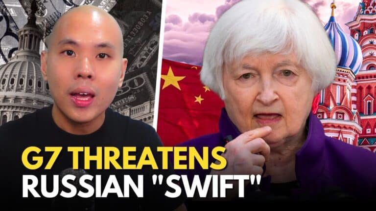 g7 threatens russian swift as panic grows over financial support from 150 banks