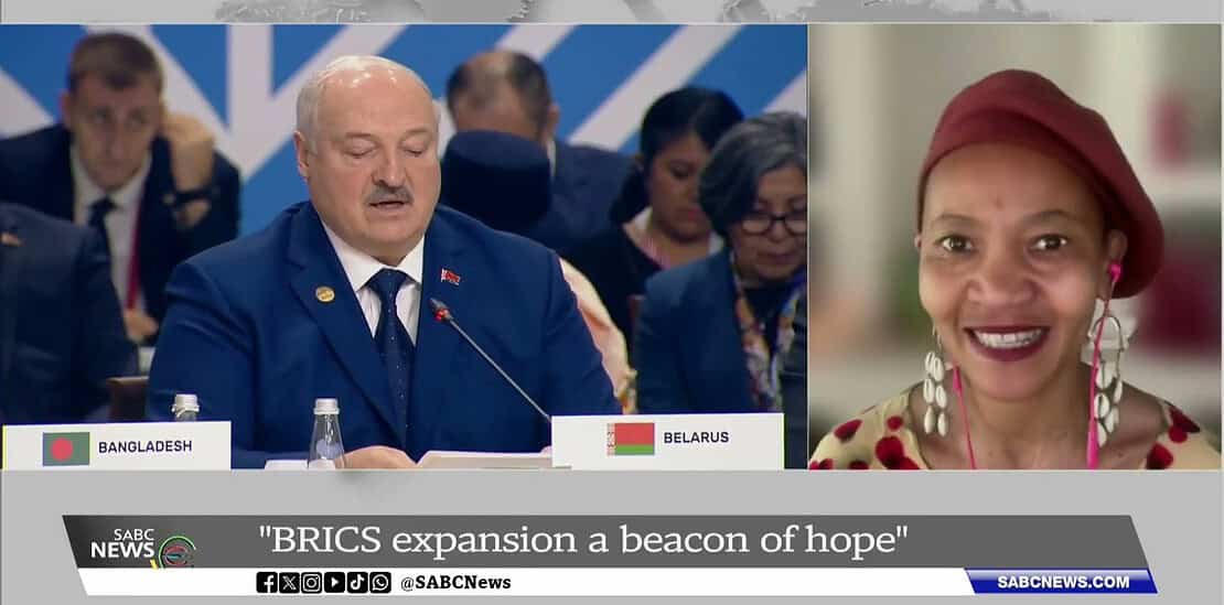 16th brics summit | 'brics expansion a beacon of hope': lebohang pheko