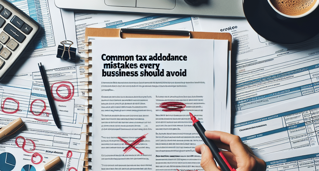 common tax adherence mistakes every business should avoid