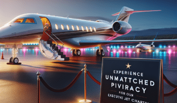 experience unmatched privacy with our executive jet charter