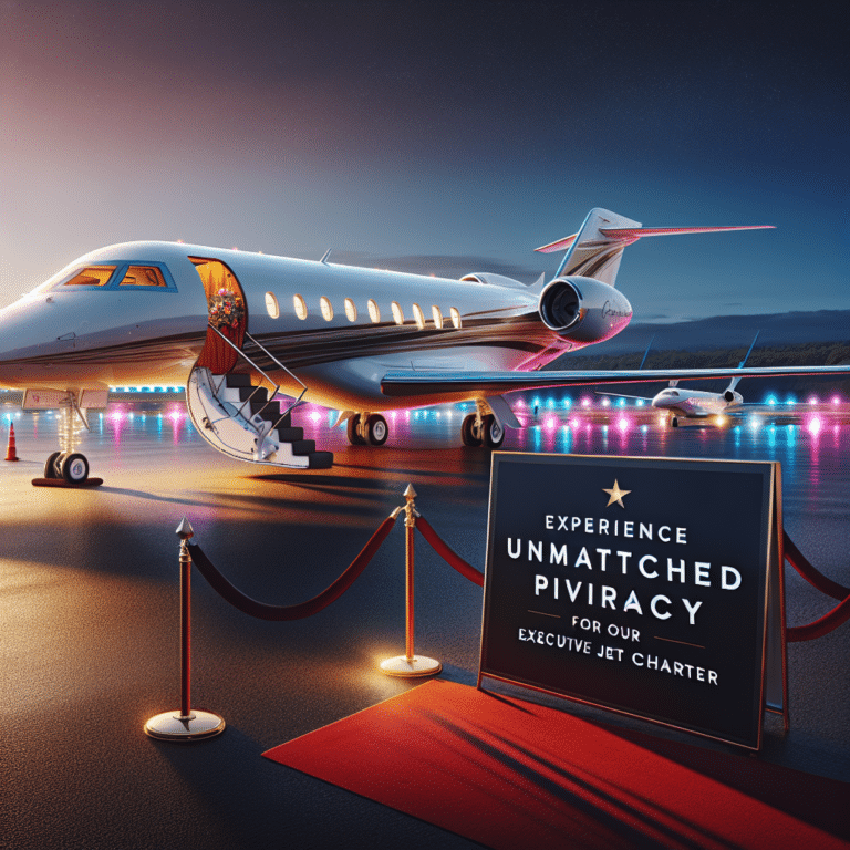 experience unmatched privacy with our executive jet charter