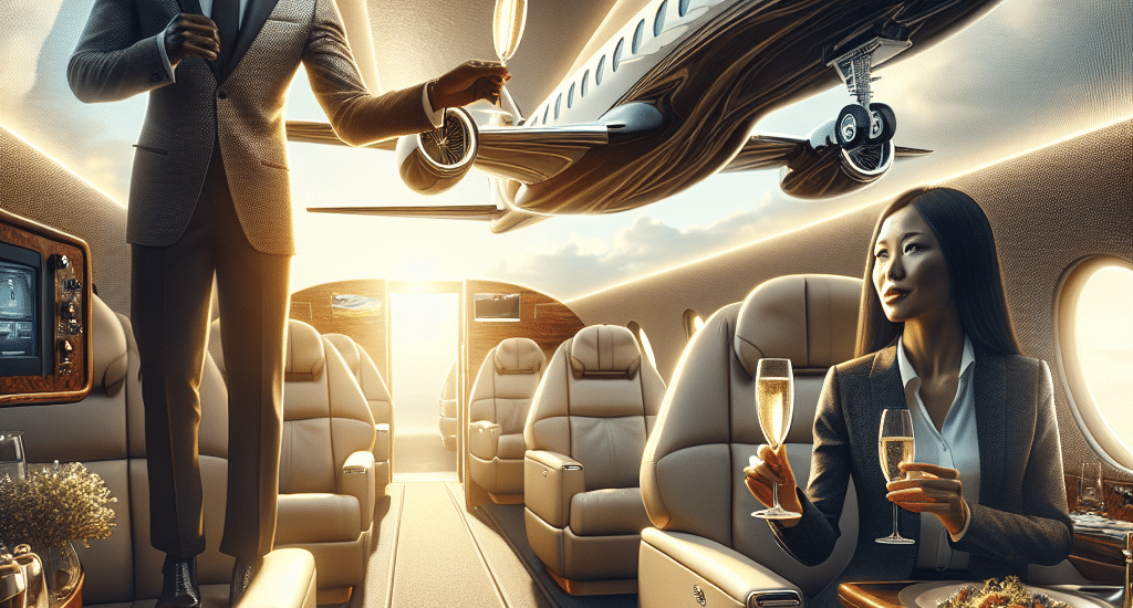 personalized inflight experiences with premium private jet charter