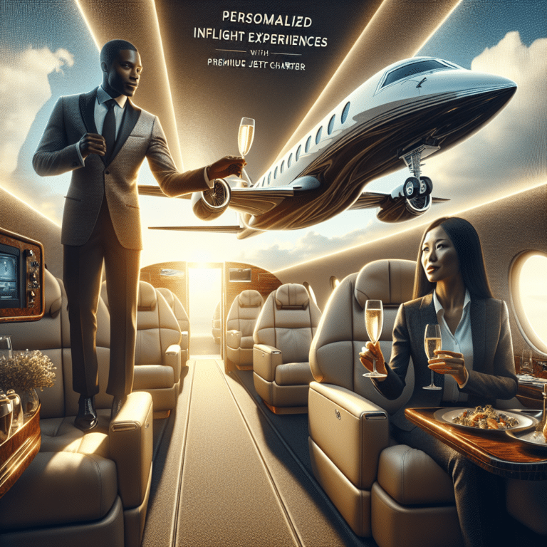 personalized inflight experiences with premium private jet charter