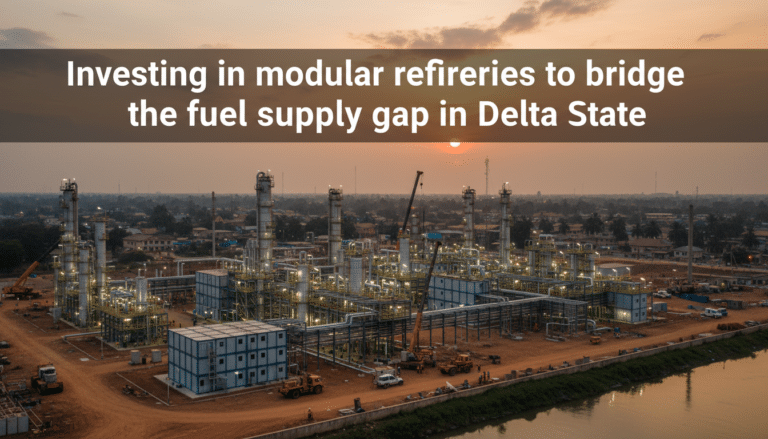 investing in modular refineries to bridge the fuel supply gap