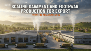 scaling garment and footwear production for export from the abia