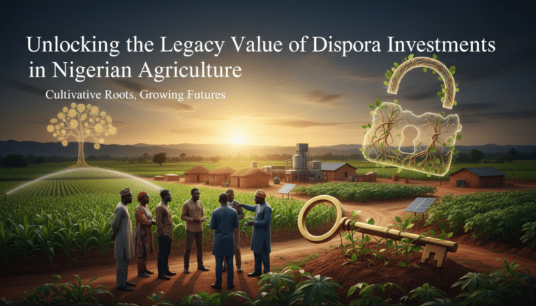 unlocking the legacy value of diaspora investments in nigerian agriculture